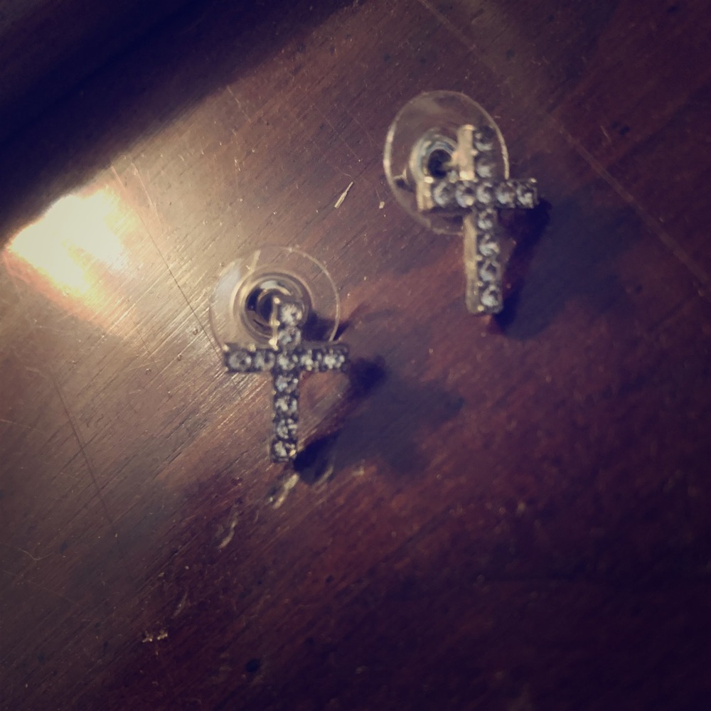 Cross earrings